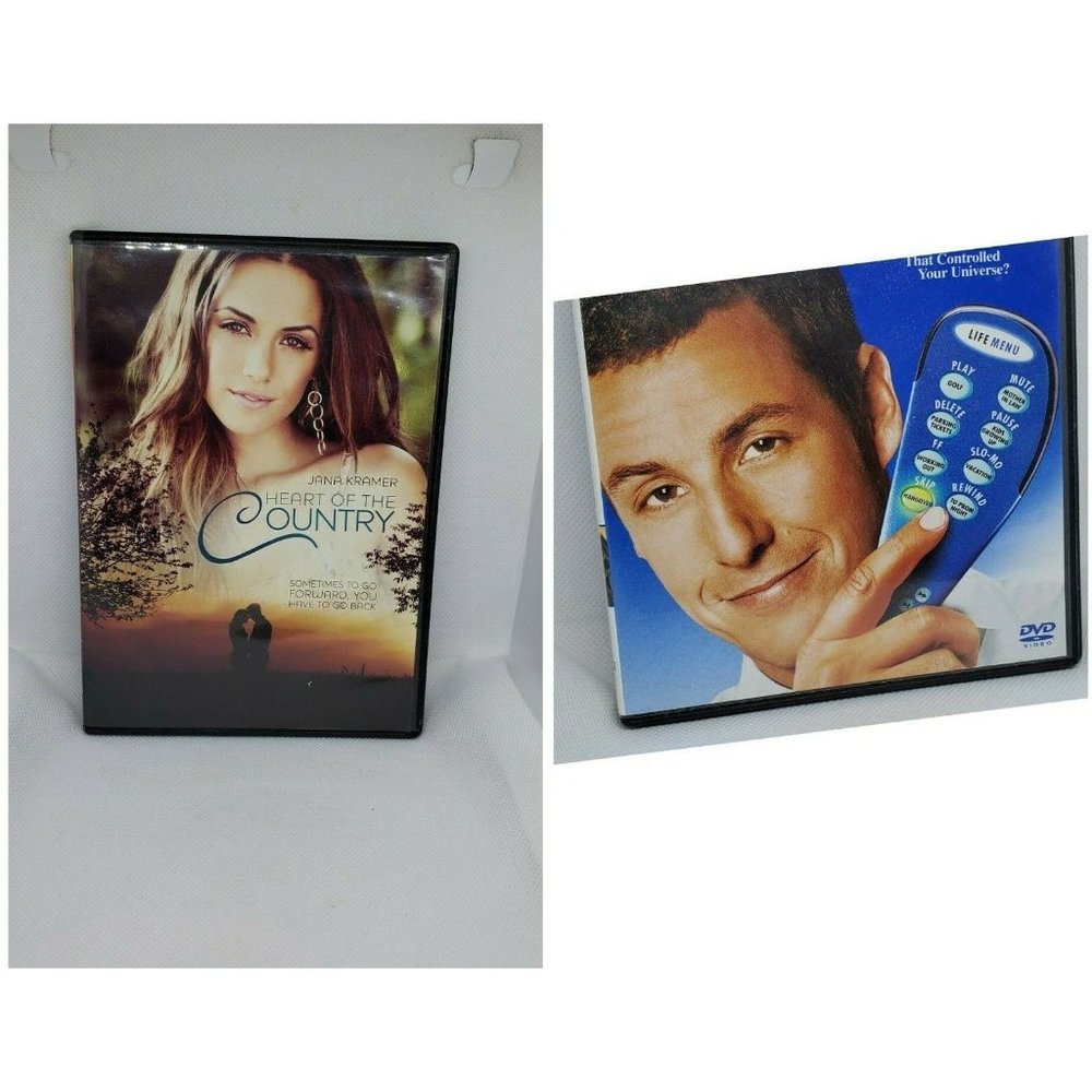 2 DVD Movie Bundle The Heart Of The Country And Click DVD